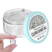 Removable Adhesive Gel for Antiques Glass and Wood Displays, Reusable Non‑Damaging Hold