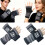 Embroidered Acrylic Gloves With Touchscreens Function-Cyan DF 2
