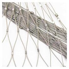 304 Stainless Steel Rope Mesh Fence 1.2x6m Durable Flexible Safety Net for Balcony Garden Playground