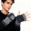 Embroidered Acrylic Gloves With Touchscreens Function-Cyan DF 4