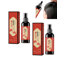 2PCS 100ML Herbal Saffron Hair Blackening Spray for Gray Hair, Anti Loss Root Strengthening Mist for Women