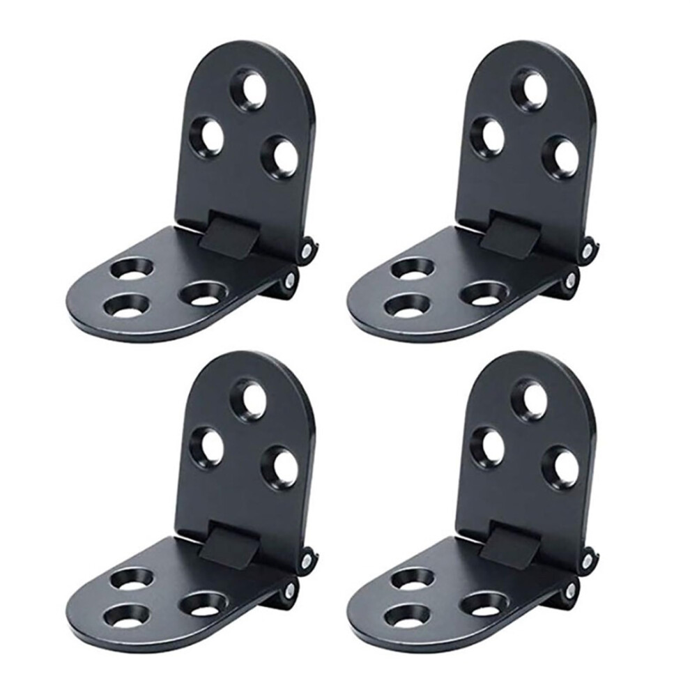 4Pcs Zinc Alloy Folding Cabinet Door Hinge Set 80X30mm Durable Easy Install For Cupboard Drawer Window 9330225414490