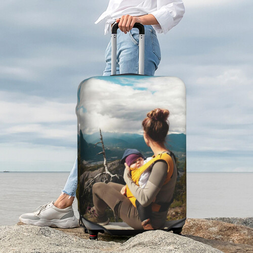 Custom Luggage Cover 1832 Inch,  Suitcase Protector with Double‑Sided Design and Secure Fit 1