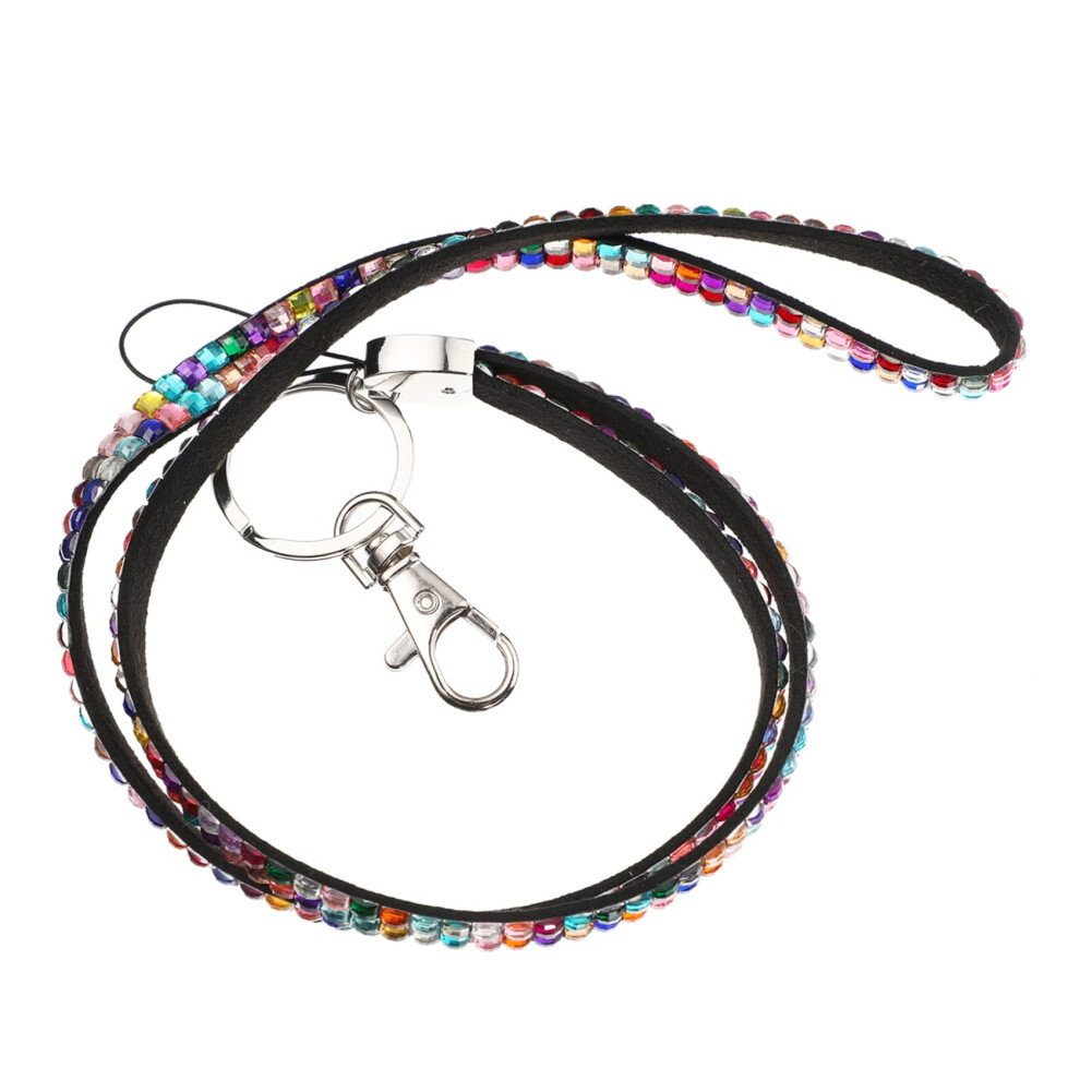 3Pcs Rhinestone Phone Lanyard Set, Sparkly Neck Strap For Id Badge And Cellphone, Hands 9330225414971