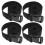 Adjustable Luggage Straps with Quick‑Release Buckle, 4pcs Heavy Duty Polypropylene Tie Down Set for Suitcases 1