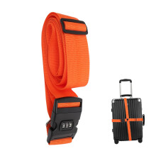 Luggage Straps with Combination Lock, Heavy Duty Adjustable Suitcase Belt for Travel