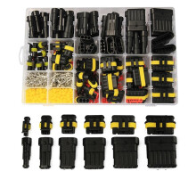 708pcs Electrical Wire Connectors Kit 2 3 4 Pin 12A Reliable Automotive Connector Assortment Box