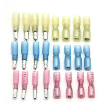 100PCS Heat Shrink Wire Connectors Set 1022AWG Female and Male Insulated Crimp Terminals Waterproof
