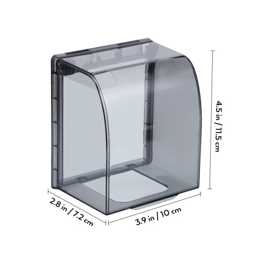 Waterproof Outlet Cover 86 Type Wall Socket Protector for Bathroom Home Office Durable Shield 2