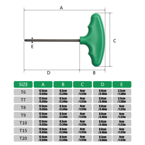 Professional T Handle Socket Wrench Hex Socket T Handle-3 2