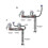 Heavy Duty Steel Double Sink Drainages Pipe Set Kitchen-Elbow 4