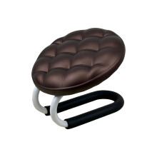 Space Saving Metal Meditations Stool Portables Kneeling-brown
