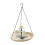 Elegant Heart Shape Solar Bird Bath With Automatic-Beige 1