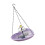 Solar Power Bird Water Cascading Bowl Multifunction-Purple 1