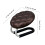 Space Saving Metal Meditations Stool Portables Kneeling-brown 4
