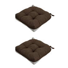 Minimalists Styles Chair Cushion Craft From Cotton-coffee brown