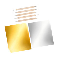 Aluminum Foil Sticker Set For Art Projects And Creative-B