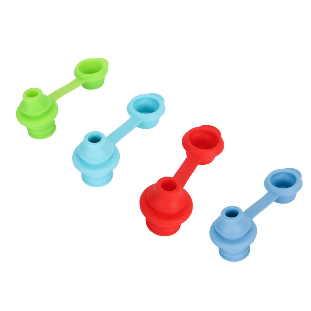 Silicone Sippy Spout Bottle Toppers for Kids 4 Pack BPA-Free and Soft