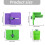 Edge Cutting Small Guide Plate Measurement Cutting-PurpleB 4