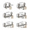 Durability Rustproof Suction Hook For Door Wall Bathroom-4Hooks 4