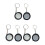 Easy to Read Scale Tyre Shape Tape Measure Tool Gift for-2 2