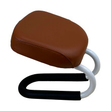 Antislip Yoga Stool Metal Kneeling Meditations Stool-brown
