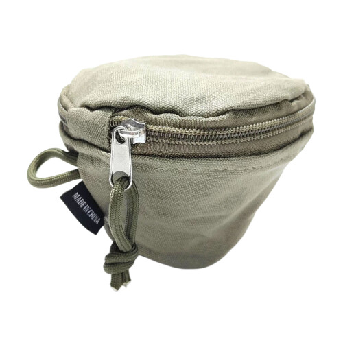 Practical Canvas Coffee Filter Holder Organizer with Zipper for