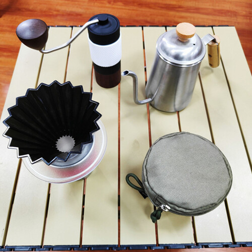 Multipurpose Canvas Coffee Filter Case Coffee Brewing Accessory 1
