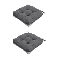 Washable Cotton Linen Seat Cover Ideal For Daily Use-Dark Gray