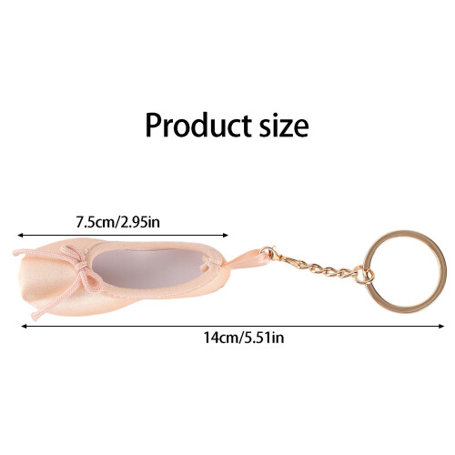 Schöner handgefertigter Mini-Ballettschuh-Anhänger, 2