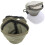 Practical Canvas Coffee Filter Holder Organizer with Zipper for 5