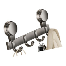 Durability Rustproof Suction Hook For Door Wall Bathroom-4Hooks