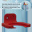Reliable ABS Wall Support For Emergency Choking First Aid Set No 5