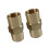 5/8Inch 18RH Brass Coupling Arced Hose Coupler For-2pcs 1