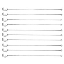 10 Stück Honig-Rührstäbchen aus Edelstahl, modernes Design,-2