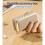 Practical Miniature Cosmetic Bag Premium Cowhides-lemon yellow 2