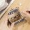 Practical Miniature Cosmetic Bag Premium Cowhides-lemon yellow 4