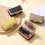 Practical Miniature Cosmetic Bag Premium Cowhides-lemon yellow 5