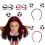 Plastic Soccer Spectacles/Headwear Accessory Perfect For-Style4 5