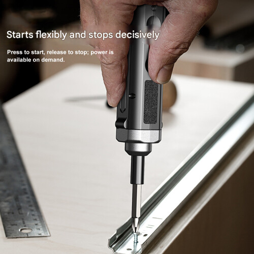 Ergonomic Cordless Screwdriver Multiple Bit Fast Charging for 1