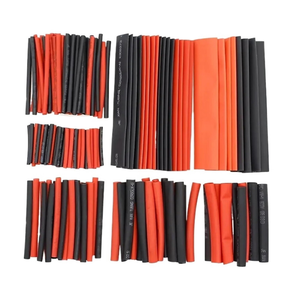 127Pcs 2:1 Polyolefin Heat Shrink Tubing Assortment Kit For Automotive Electrical Wire Protection 9771547049043
