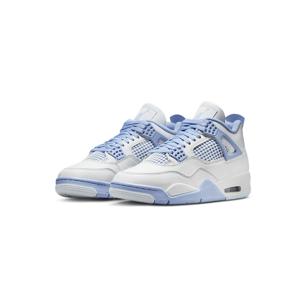 (UK 10 / EU 45) Women's Jordan 4 "Forget Me Not / Aluminum"