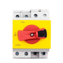 Solar DC Isolator Switch 1200V 32A 4 Pole DIN Rail PV Circuit Breaker with Rotating Handle