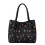 Lightweight Canvas Handbag With Generous Storage Space-Black 1