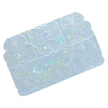 Flexibele siliconen mal strik hanger holografische hars sieraden
