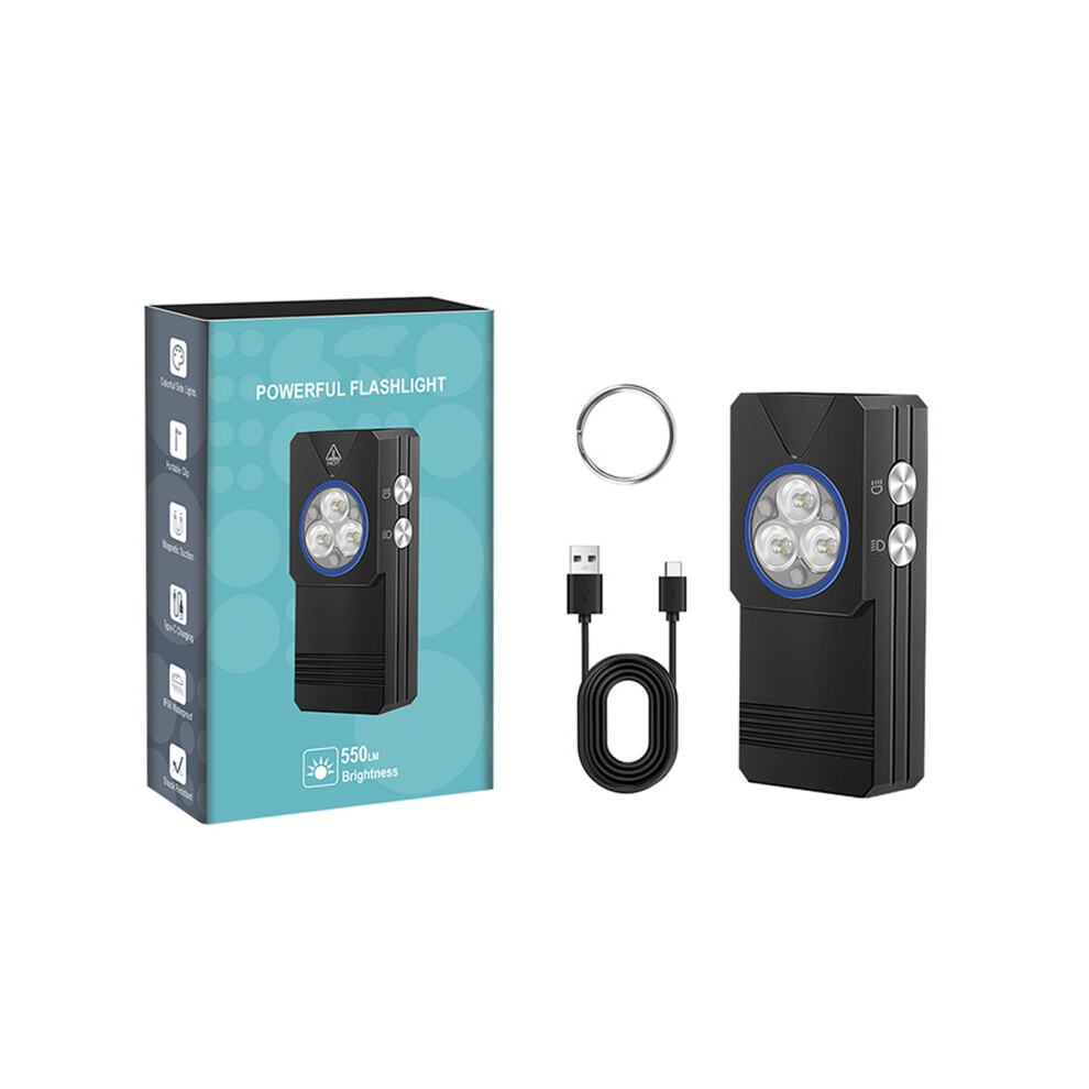 Bright Led Magnetic Flash Clip On Multiple Mode Light 7696001729564