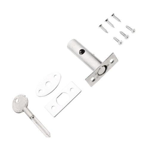 Heavy Duty Door Lock with Ergonomic Handle, Fire Door Compatible Bolt for Enhanced Security