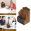 Wall Mounted Suggestion Box Wooden Construction 4.4 Inch Entry 2