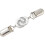 Creative Rhinestones Sweater Holder Clip Elegant-Silver 1