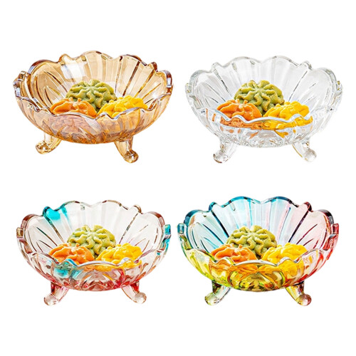 Elegant Glass Container For Chocolates And Small-Five colors 1
